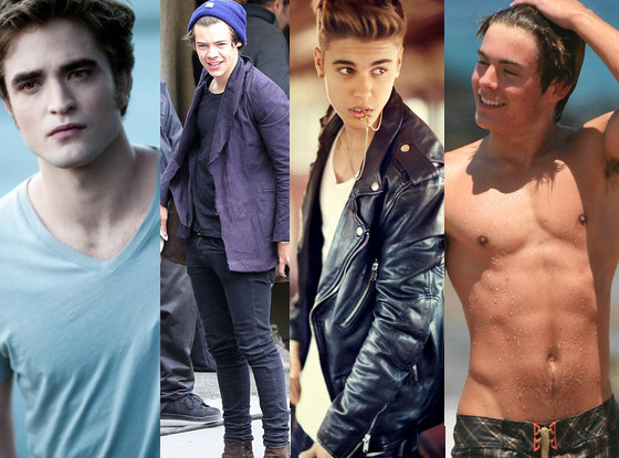 Robert Pattinson, Harry Styles, Justin Bieber, Zac Efron, mais gato Robert Pattinson, Harry Styles, Justin Bieber, Zac Efron, mais gato